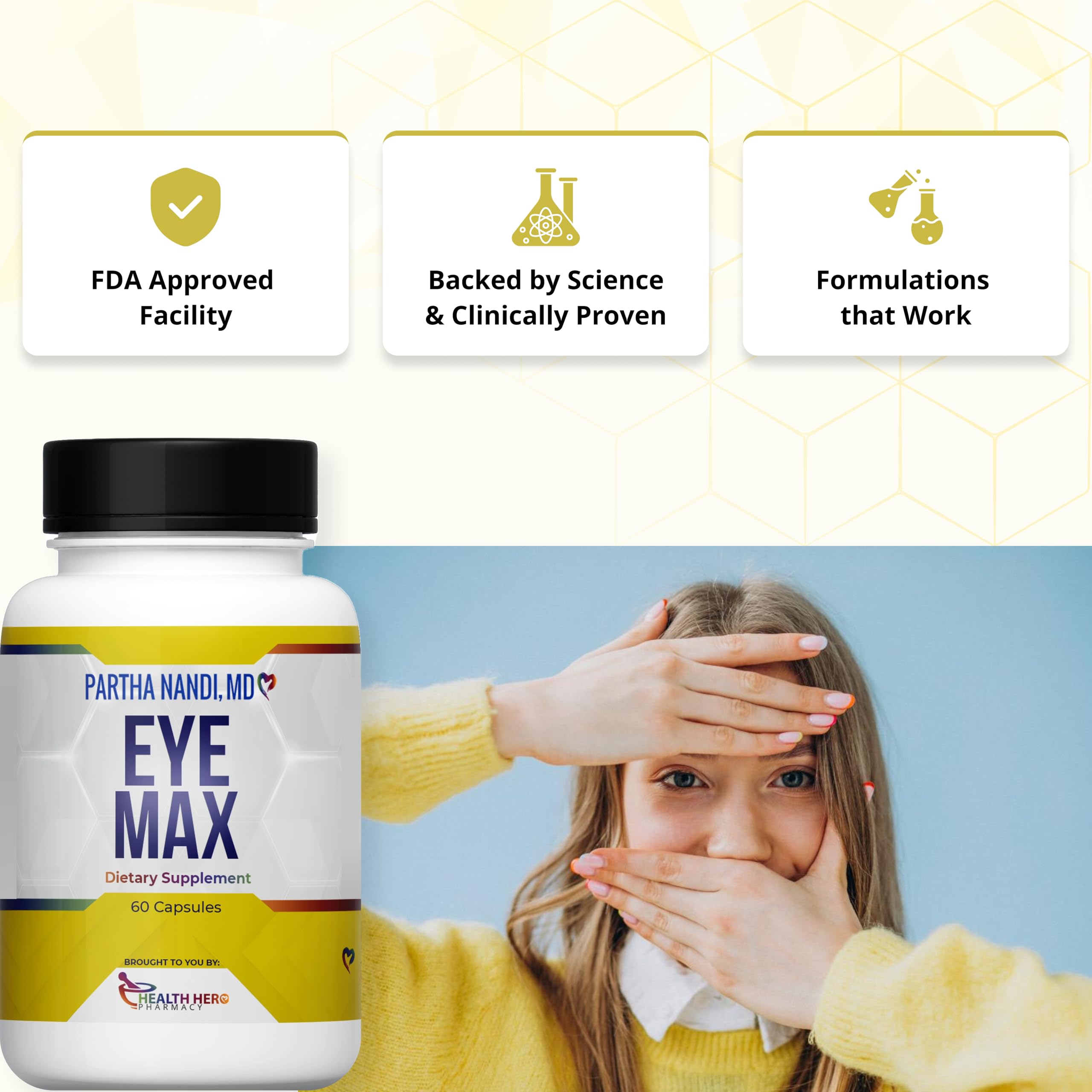 Macular health support focuses on antioxidant nutrients like lycopene and zeaxanthin.