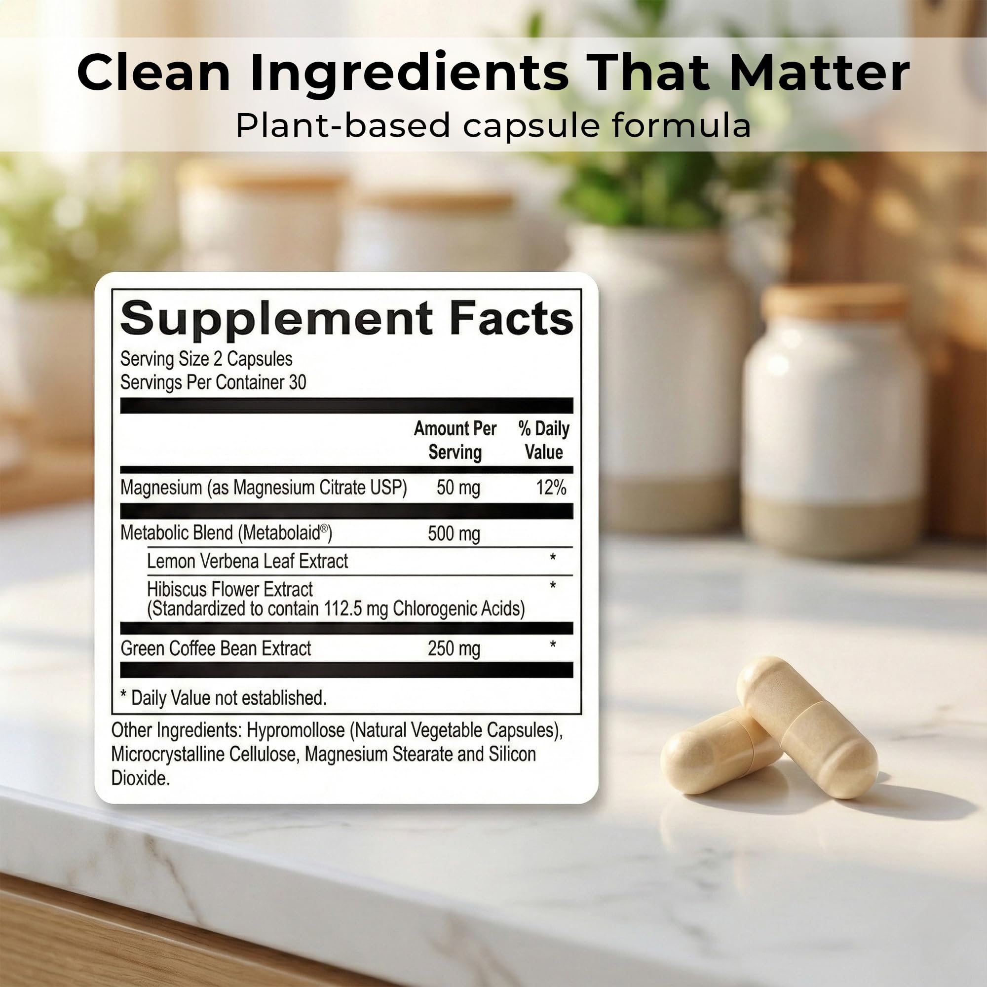 Clean-label packaging highlights no artificial colors or flavors in Meta Burn