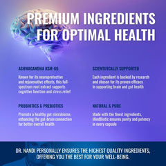 Partha Nandi MindBiotic digestive-wellness packaging communicates gut-health benefits clearly.