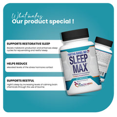 Sleep Max GABA and 5-HTP synergy promotes calm