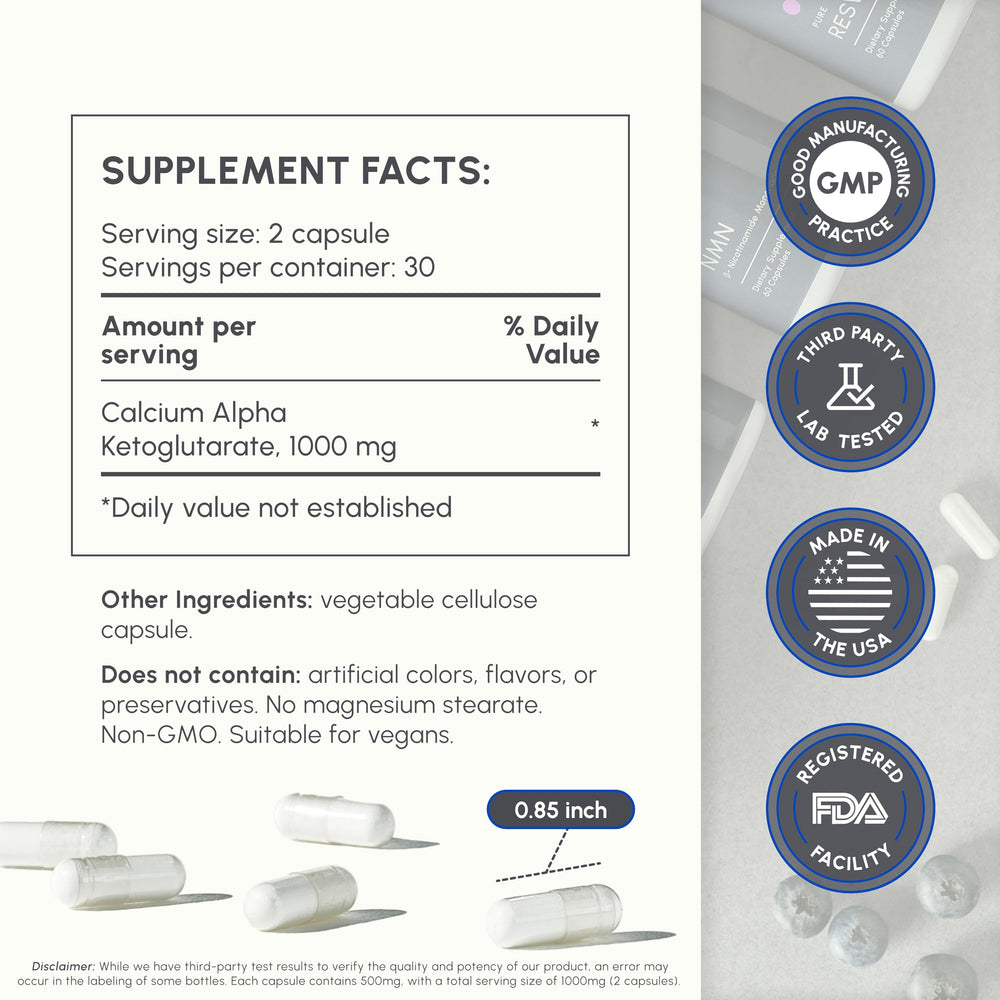 PartiQlar CA AKG label and packaging showing quality and safety.