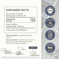 PartiQlar CA AKG label and packaging showing quality and safety.