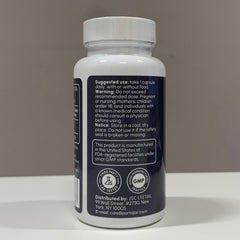 partiQlar NR bottle with glass: premium supplement for focus.