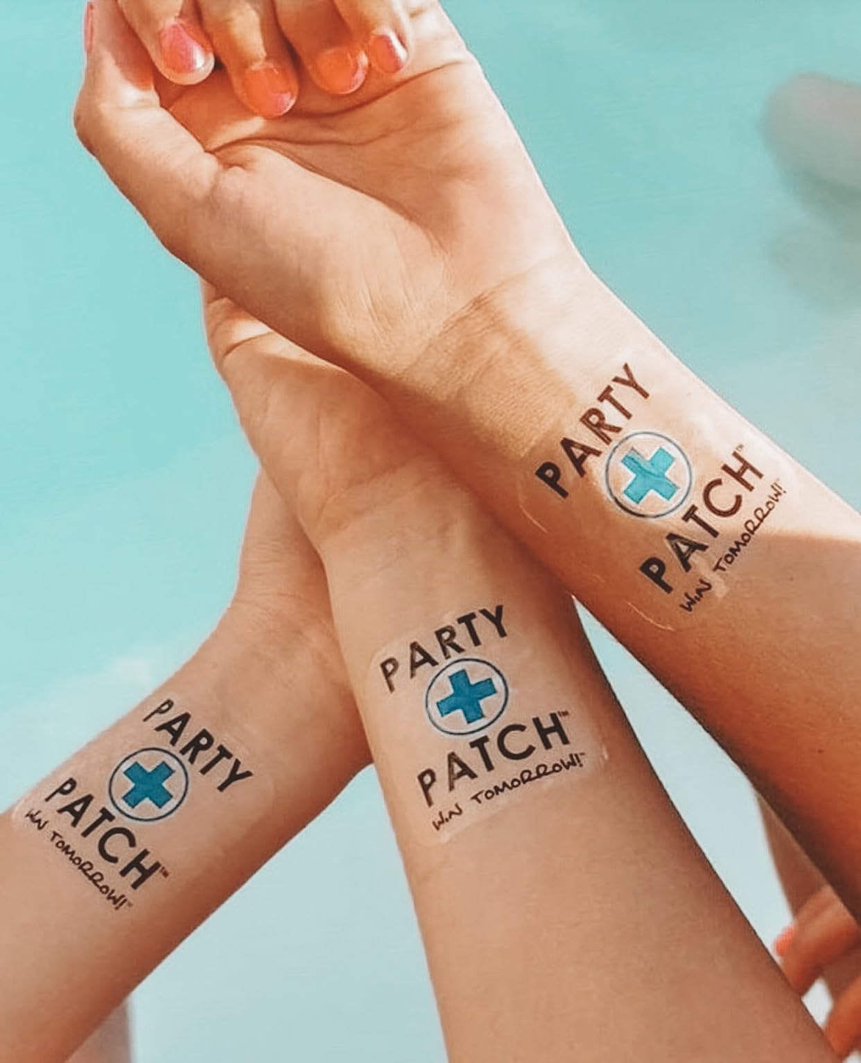 Party Patch morning-refresh concept suggests a quick post-night pick-me-up.