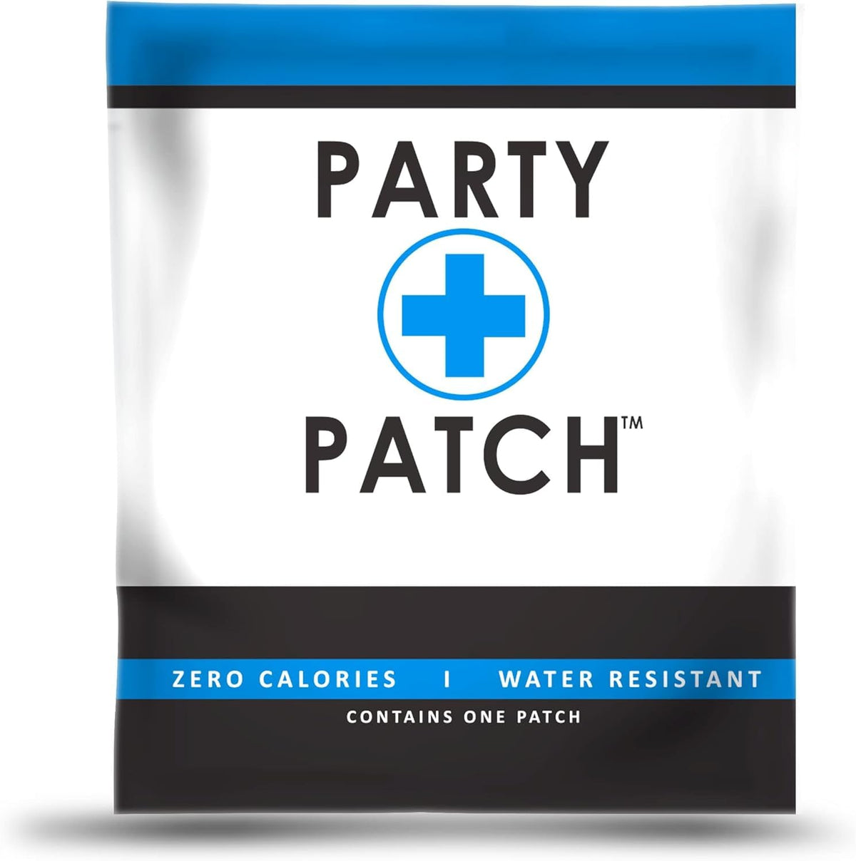 Party Patch waterproof recovery patch shown for long-lasting wear during active nights.