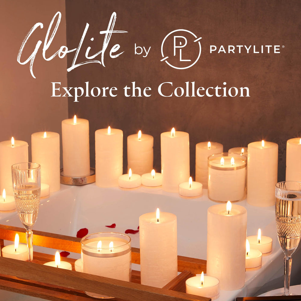 PartyLite GloLite BePure commitment supports natural wax and lead-free wicks