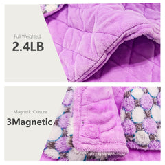 Pasonio circle polka dot pattern design adds soft, comforting look.