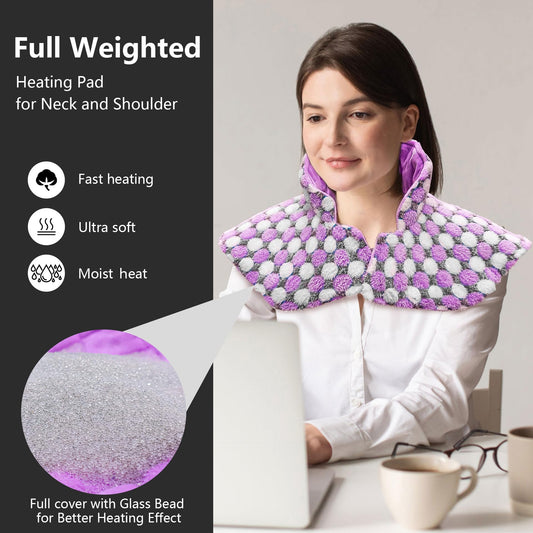 Pasonio pad interior uses micro glass beads for even heat distribution.