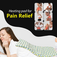 Pasonio weighted pad focused on cramps relief with comforting warmth.