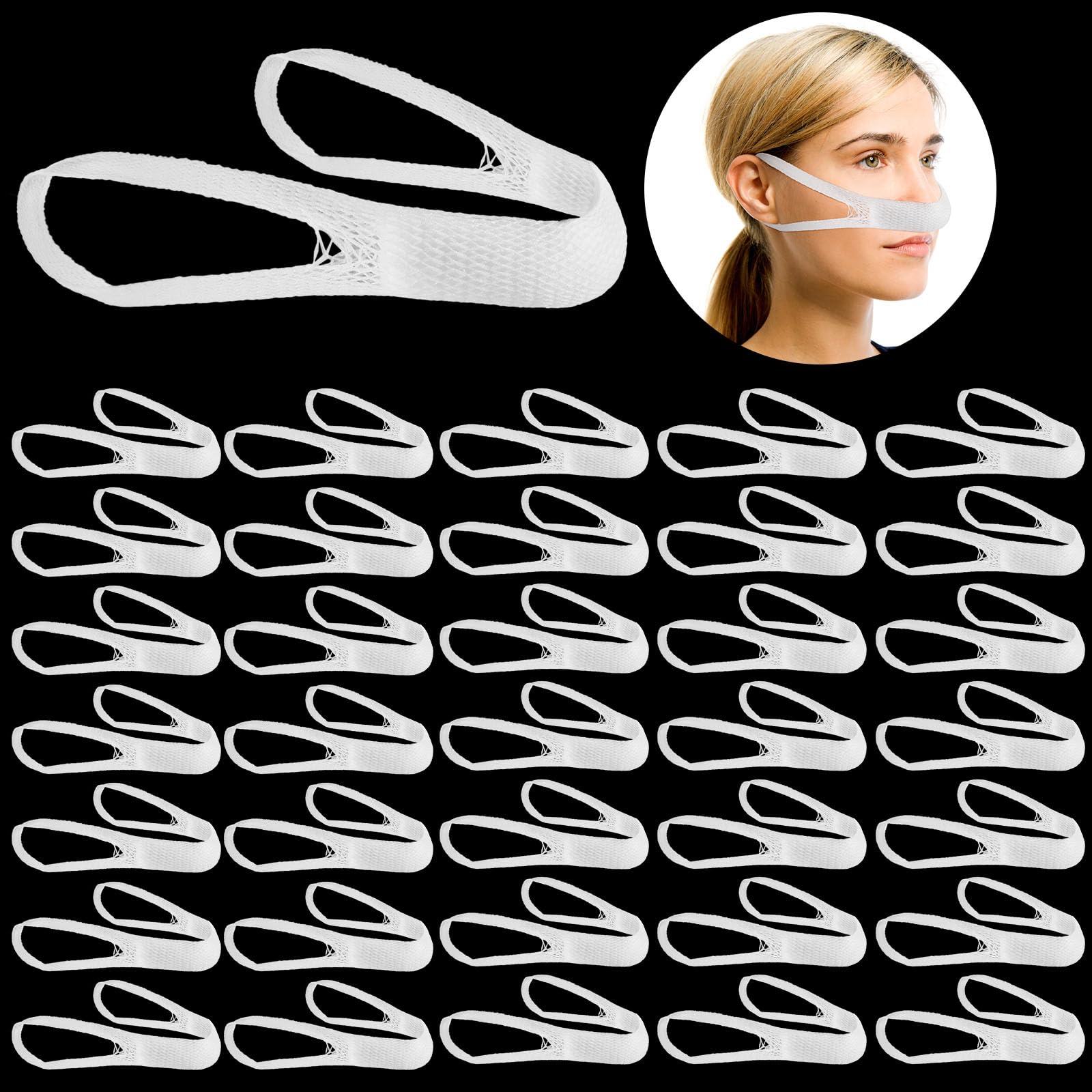 Patelai elastic nose bandage pack—soft, highly absorbent dressing for daily nose protection