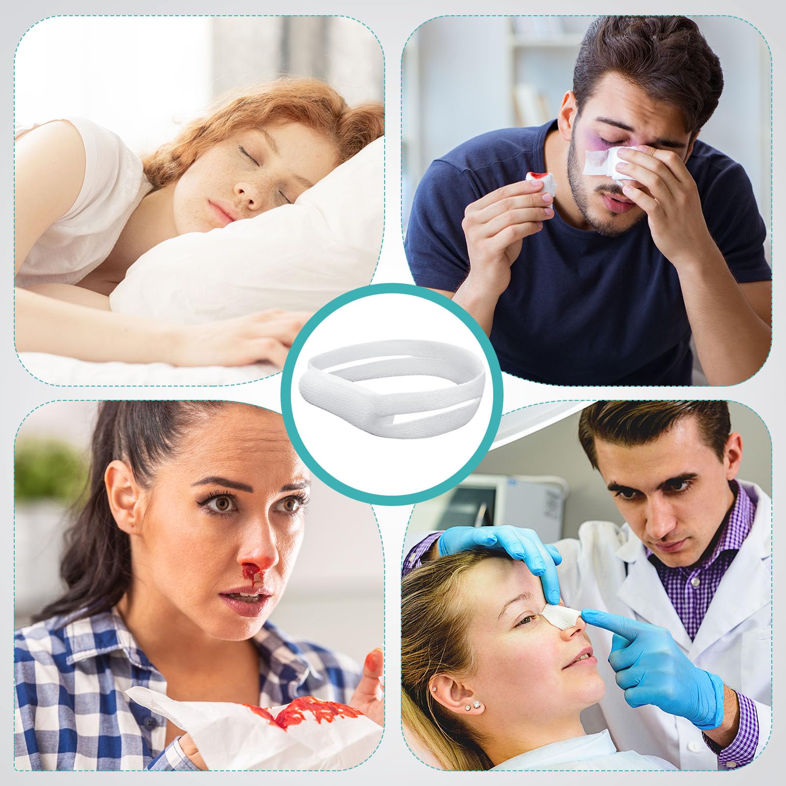 Patelai nasal bandage oil-drops compatibility for scent-infused use