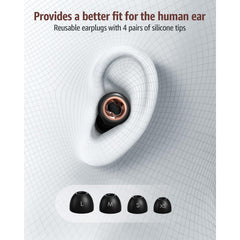 PATNRAB silicone ear tips in eight sizes ensuring comfortable fit