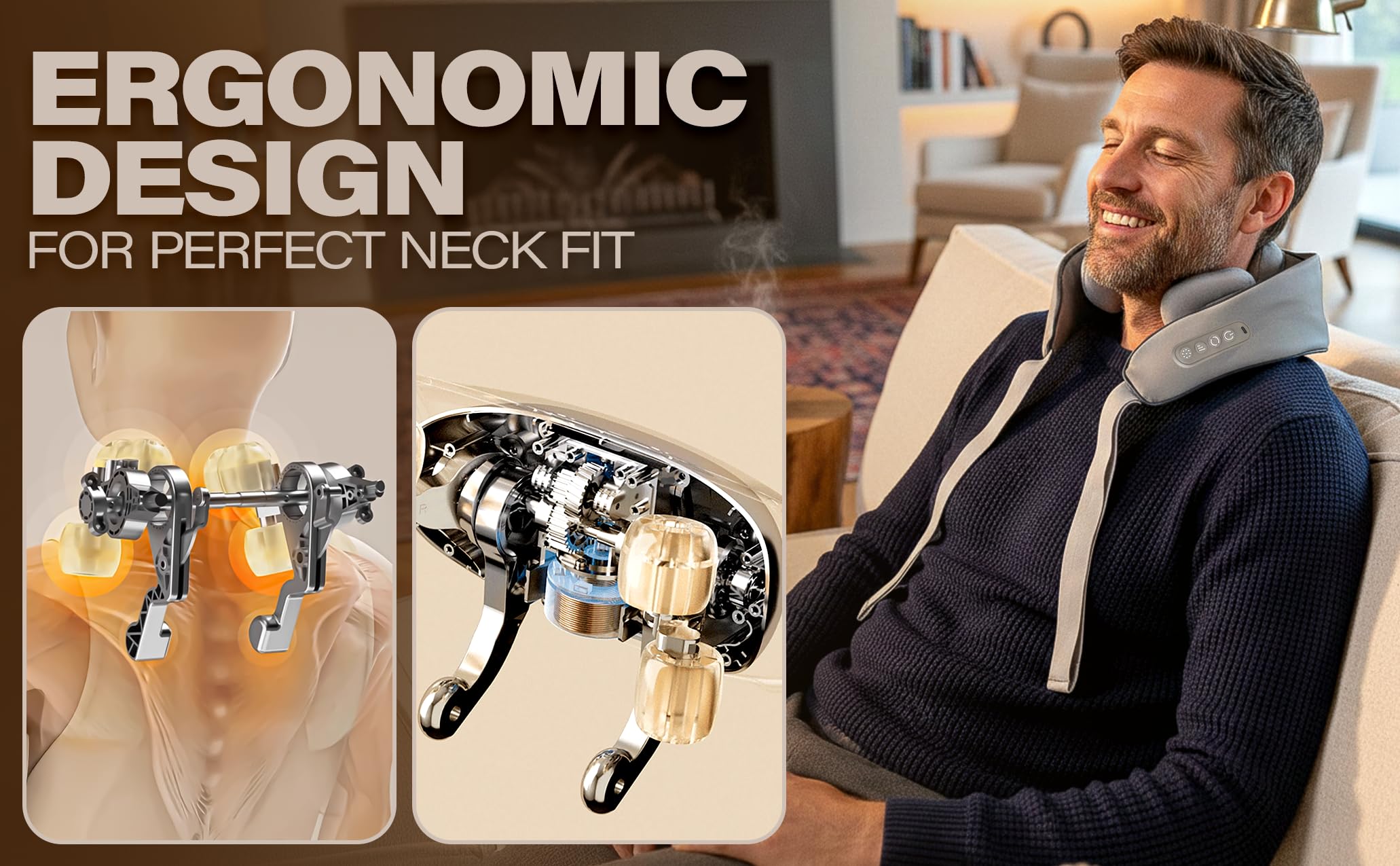 PatrizyThera massager operates quietly for distraction-free use