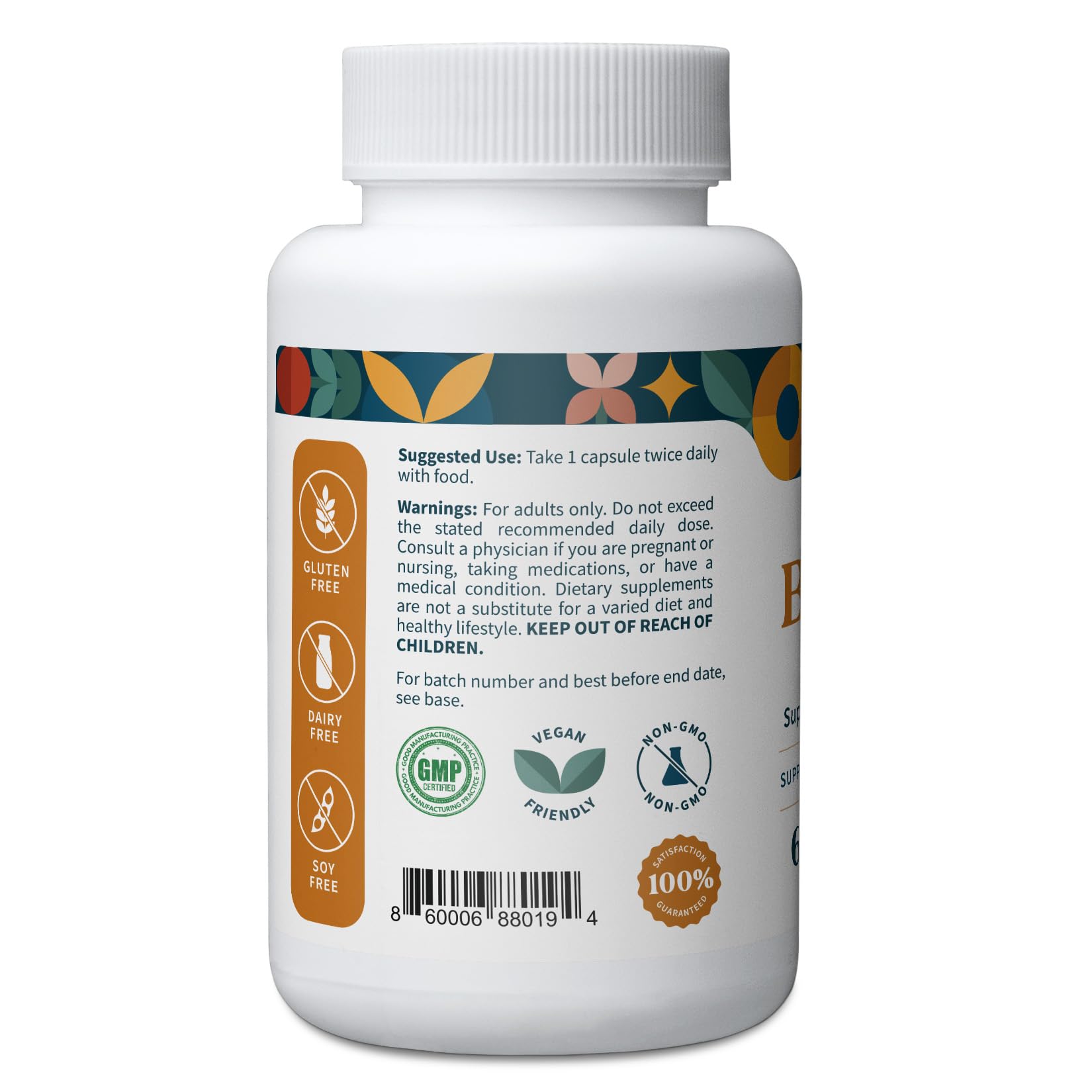 Pattern Wellness Berberine capsules closeup highlighting vegan formulation