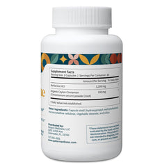 Pattern Wellness Berberine capsules dispensing, quick swallow for routine.