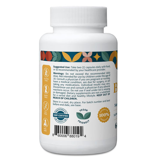 Pattern Wellness Berberine Cinnamon capsules ready for everyday metabolic balance.