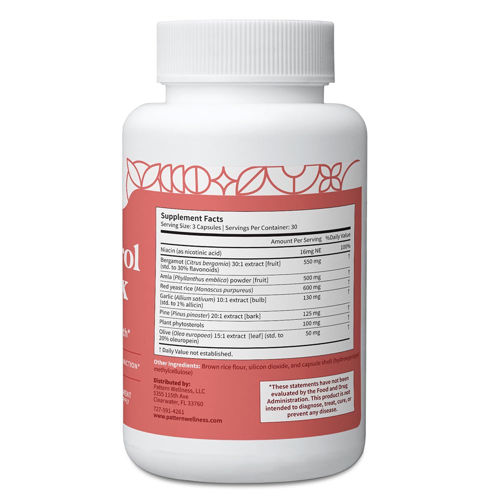 Pattern Wellness bottle packaging noting third-party lab testing for quality.