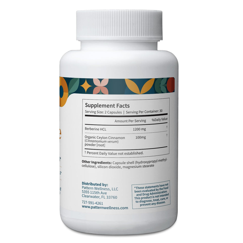 Pattern Wellness label design emphasizing transparency and quality