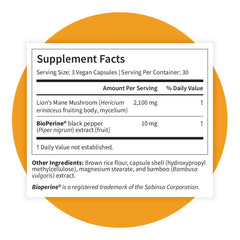 Pattern Wellness Lion’s Mane capsules on kitchen counter in daily routine
