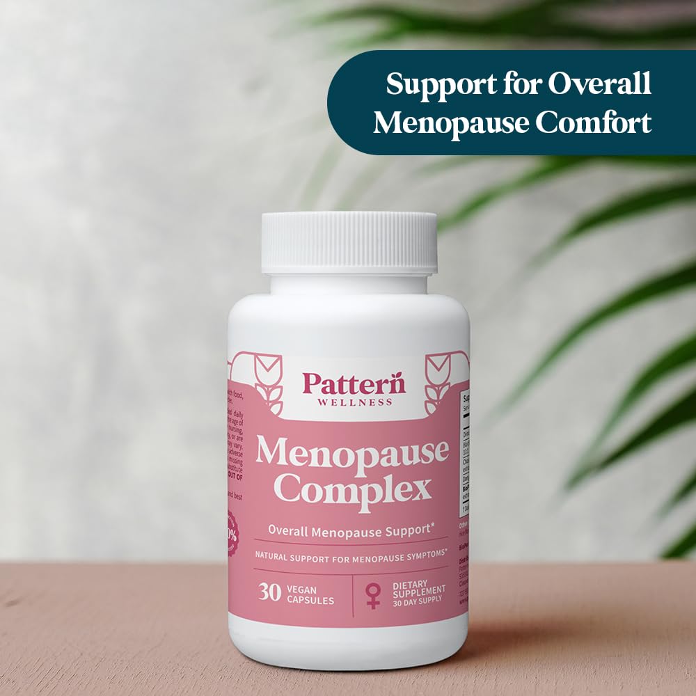 Pattern Wellness Menopause Complex DIM ingredient highlight.