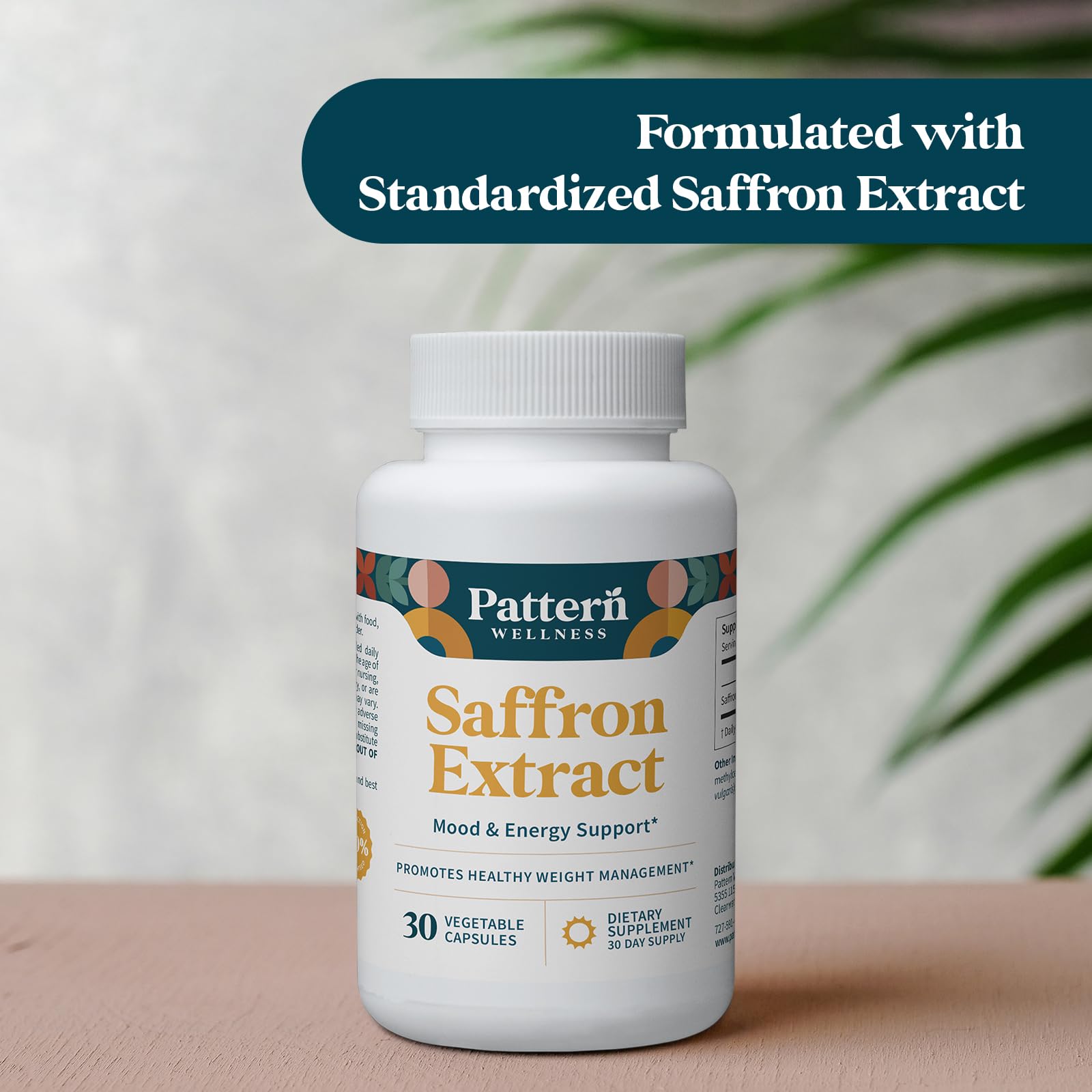 Gluten-free, non-GMO saffron supplement for clean diets.
