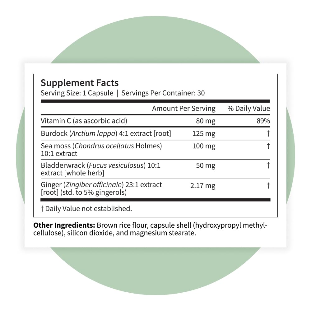 Pattern Wellness Sea Moss Complex packaging showing brand logo for easy recognition.