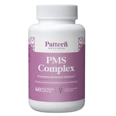 Pattern Wellness PMS Complex bottle front for daily cycle support.