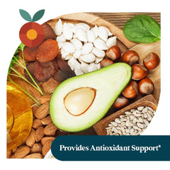 Pattern Wellness Vitamin E 400 IU seal packaging, signaling quality controls.