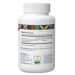 Pattern Wellness whole-leaf moringa product image highlights nutrient-rich leaf-derived formula.