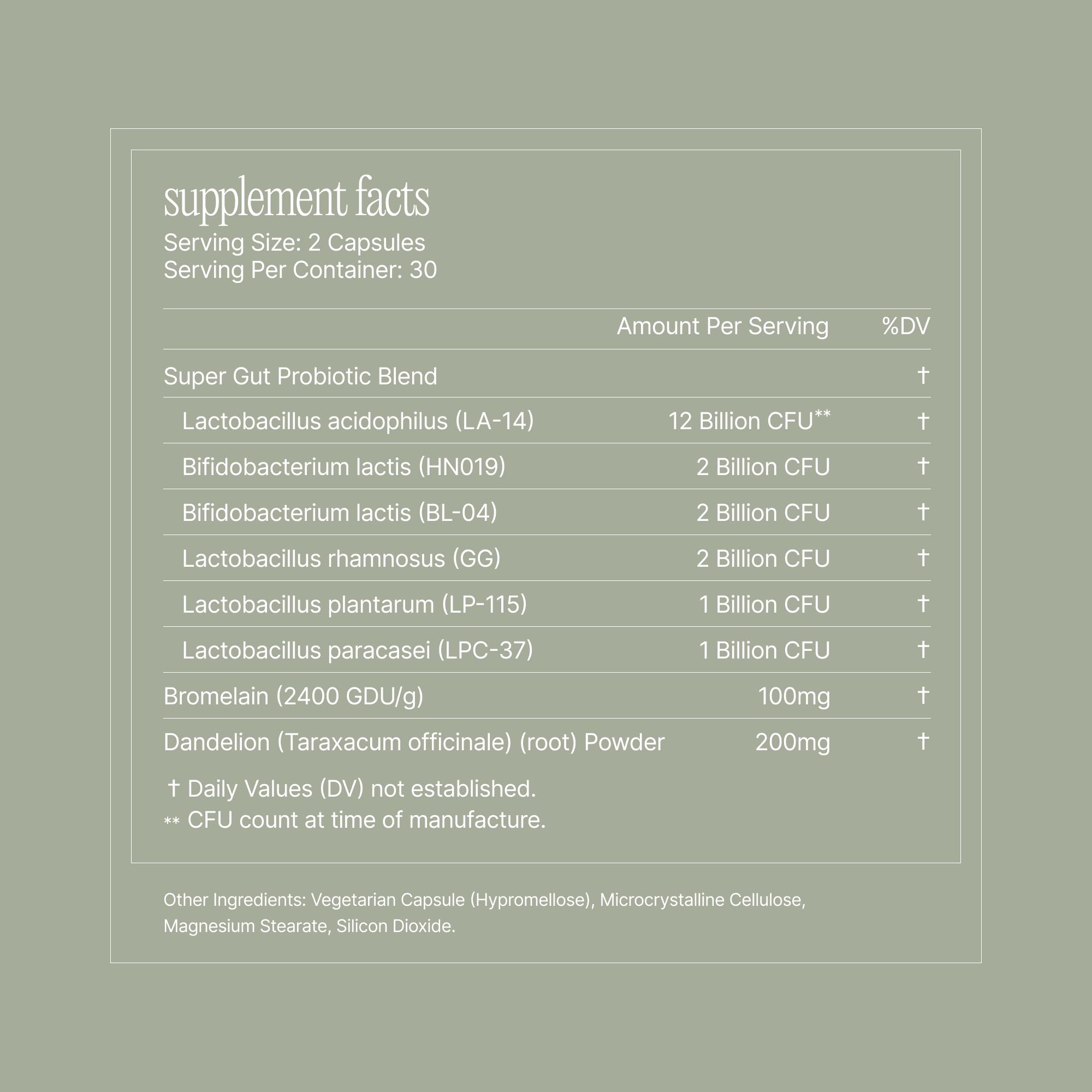 Paulina FITNESS Reset capsules closeup highlighting convenient daily digestion support