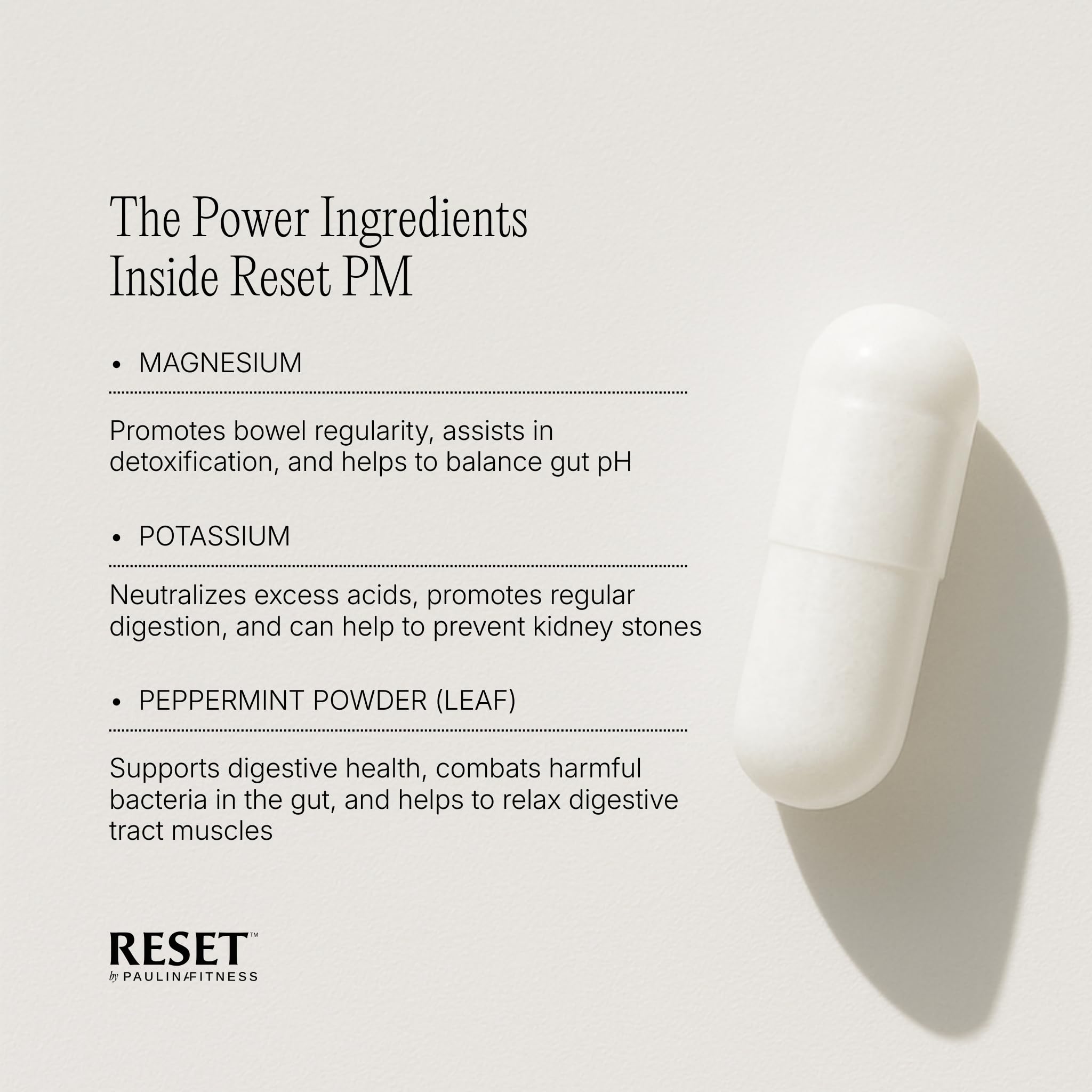 Paulina Fitness Reset digestive balance focus image demonstrates gut-friendly support across day and night.