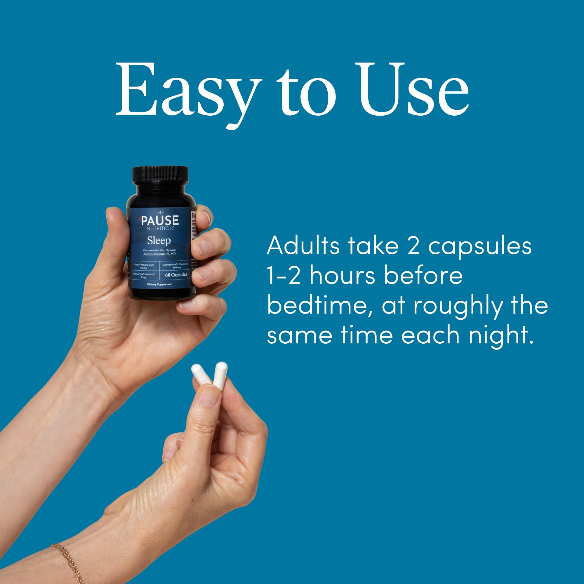 Pause Life Sleep gluten-free label for sensitive diets