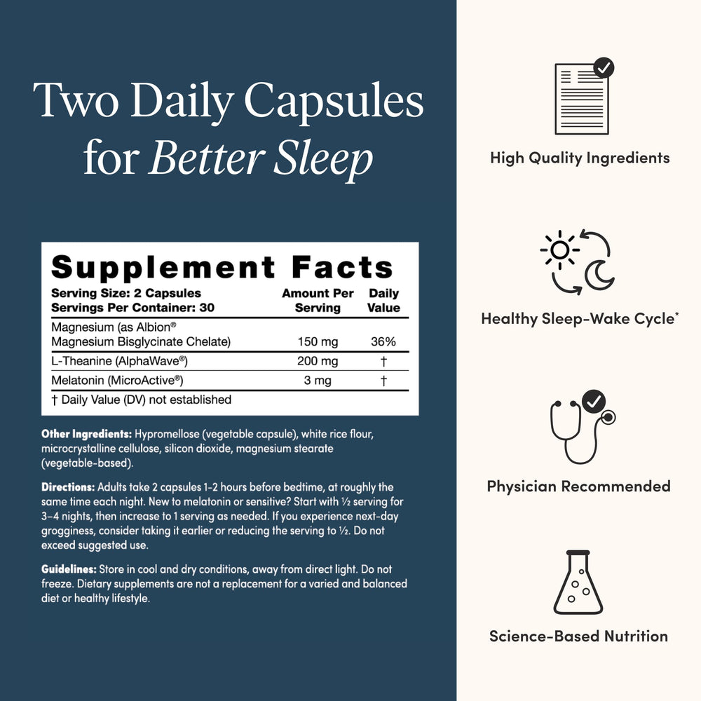 Pause Life Sleep L-Theanine ingredient for a calm evening