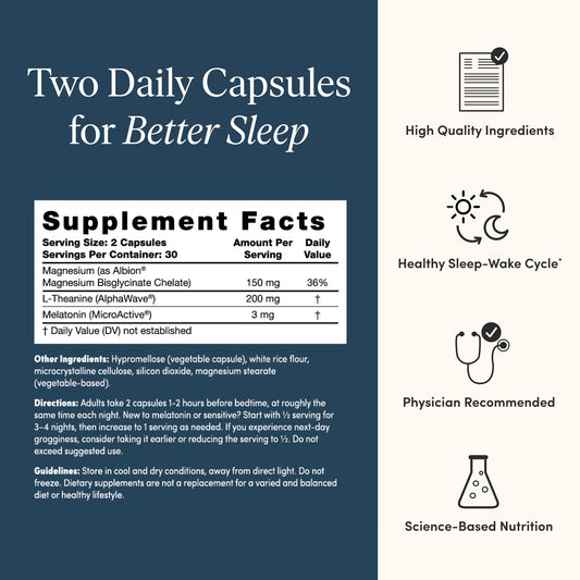 Pause Life Sleep L-Theanine ingredient for a calm evening