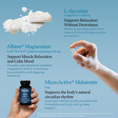 Pause Life Sleep nighttime routine setup beside the bed