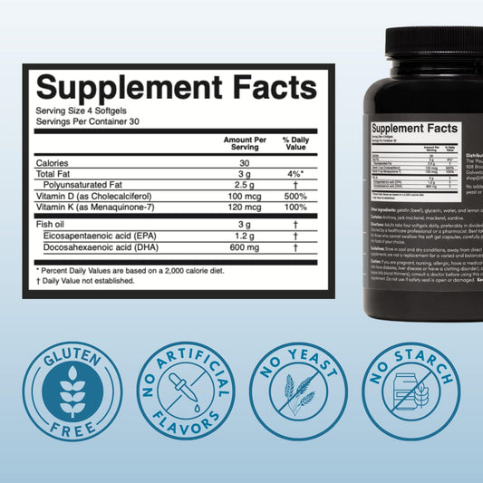 Pause Life softgels close-up highlights smooth swallowing.