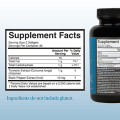 The 'Pause Life Turmeric with black pepper extract highlights absorption support