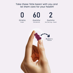 PAYAOCZ Quercetin Gummies two-pack display emphasizing value and convenience