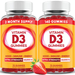 PAYÉ Vitamin D Gummies bottle shows berry flavor and convenient daily support for bone and immune wellness.