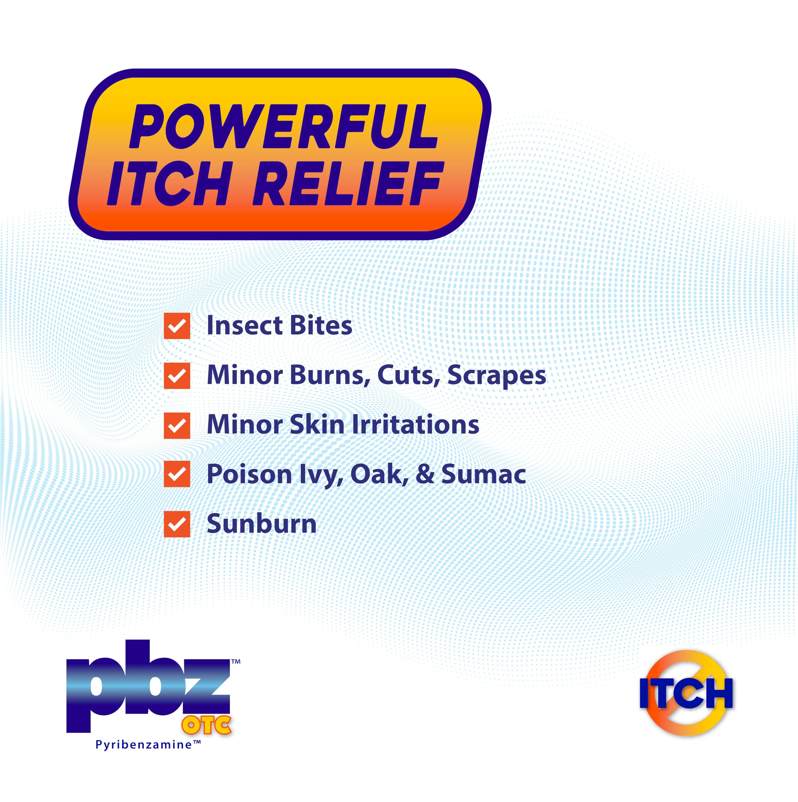 Applying PBZ antihistamine cream on hands for quick itch relief