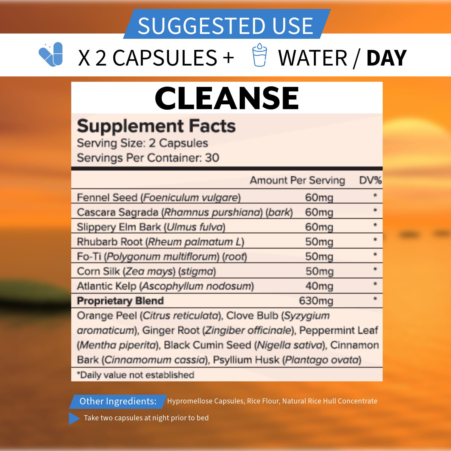 PCI Freedom Cleanse Restore packaging showing 180 vegetarian capsules.