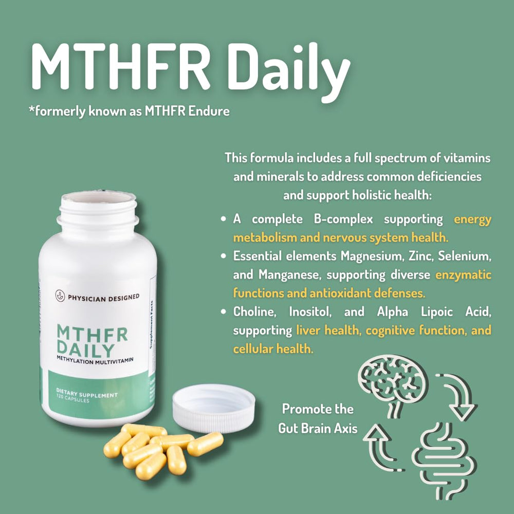 PD VARS MTHFR Daily Multivitamin bottle-doses-dispensed illustrating routine supplement intake.