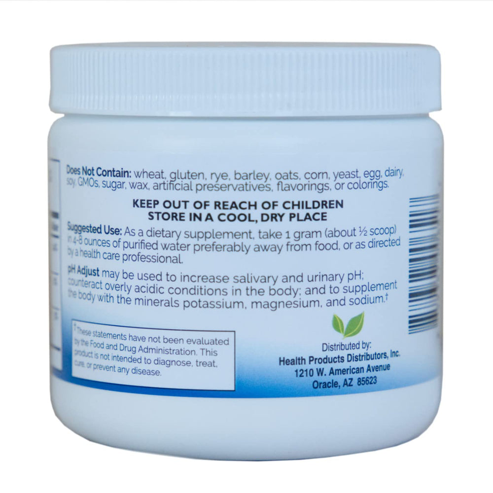 PDI Health pH Adjust bottle pour demonstrates easy dosing for one drink.