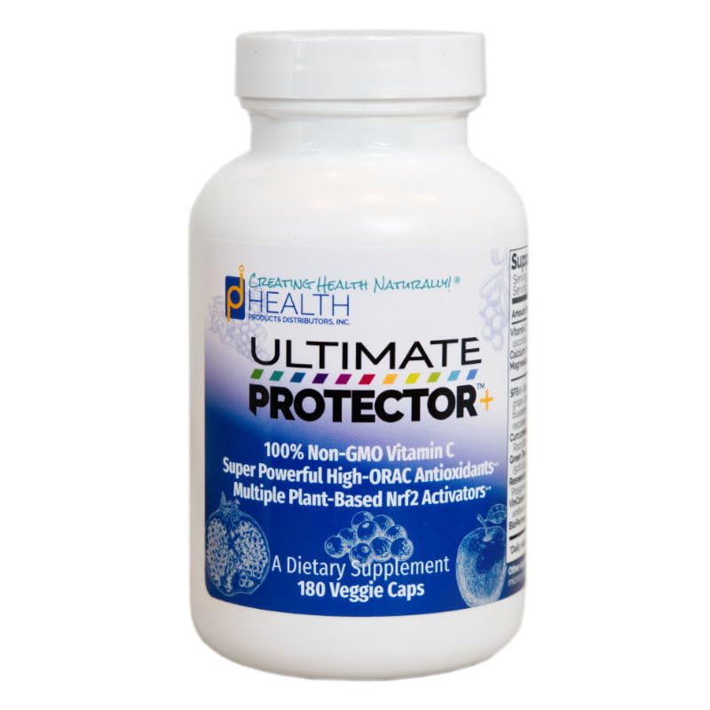PDI Health ULTIMATE PROTECTOR+ bottle showing capsules for daily antioxidant support