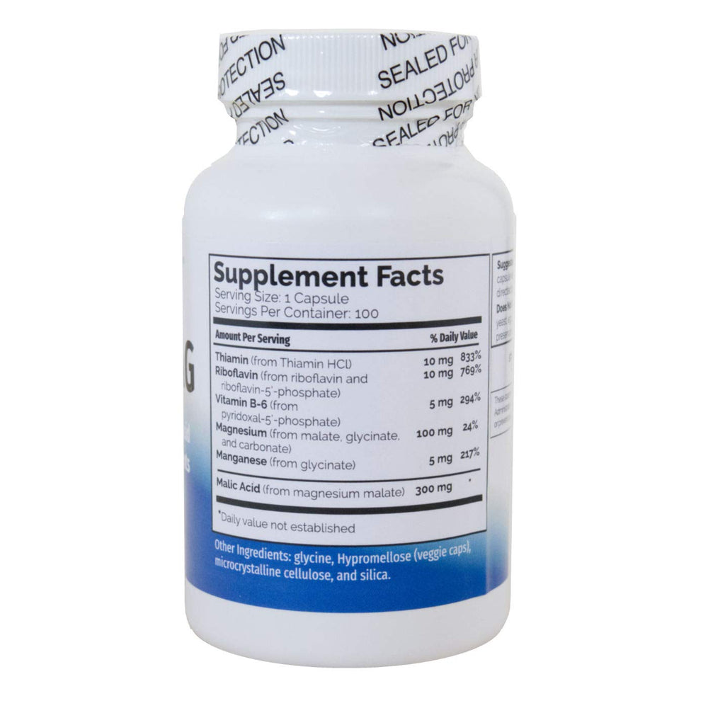 PDI MYO-MAG capsules close-up highlighting easy-to-absorb magnesium forms.