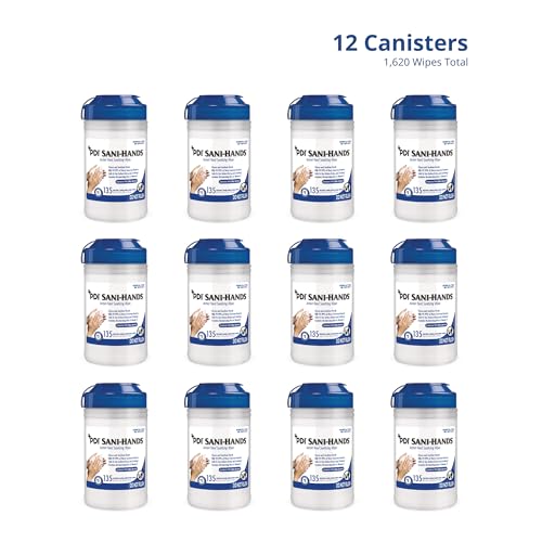 PDI Sani-Hands wipes dispensed for convenient on-the-go hand hygiene.
