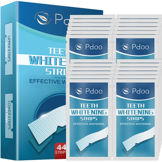 Pdoo Teeth Whitening Strip front view with non-slip design for comfortable use