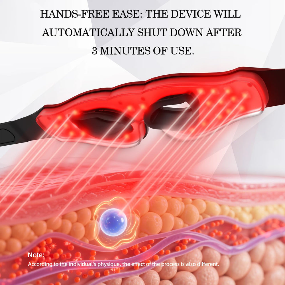 PDTVERA Eye Mask includes built-in eye protection for safe, comfortable use during routines.