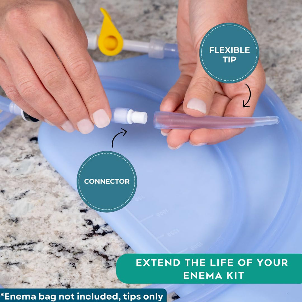 PE Premium Enema 30 tips pack supports hygienic reuse and single-use options.