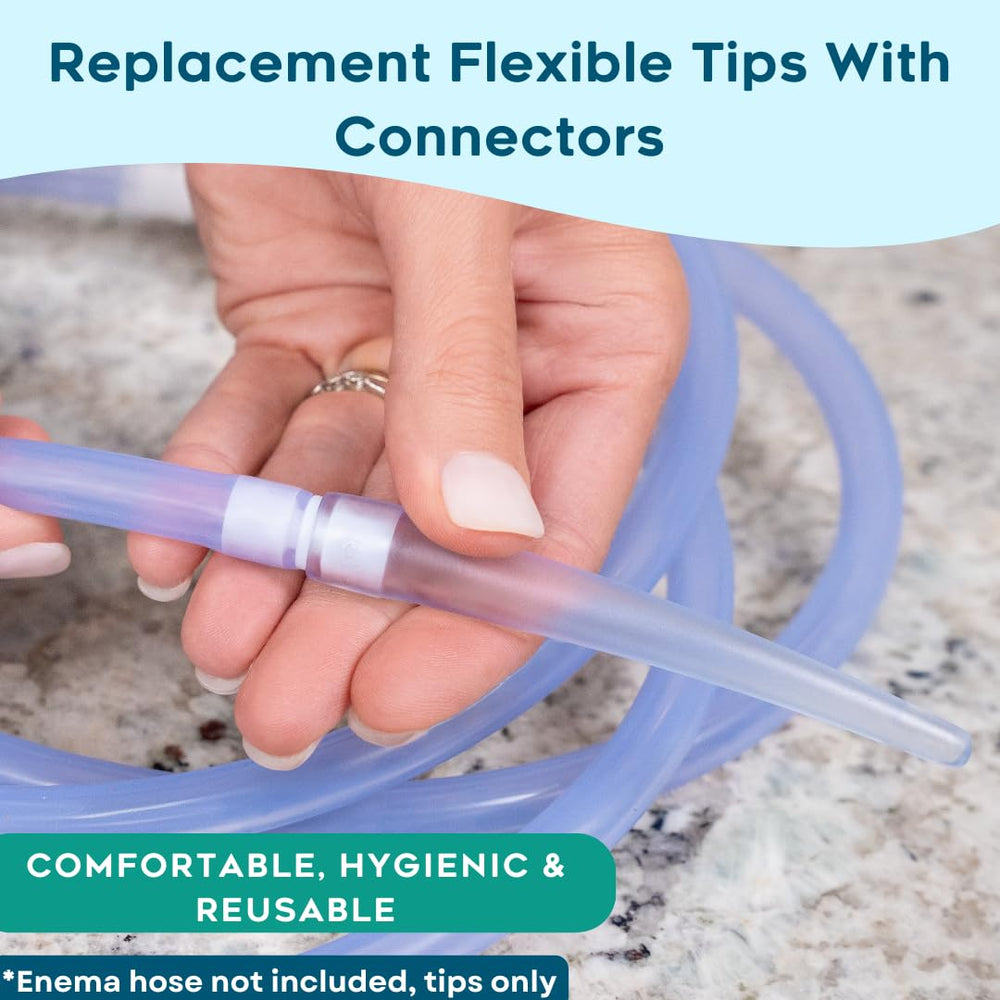 PE Premium Enema flexible tip offers comfortable insertion and compatibility with most kits.